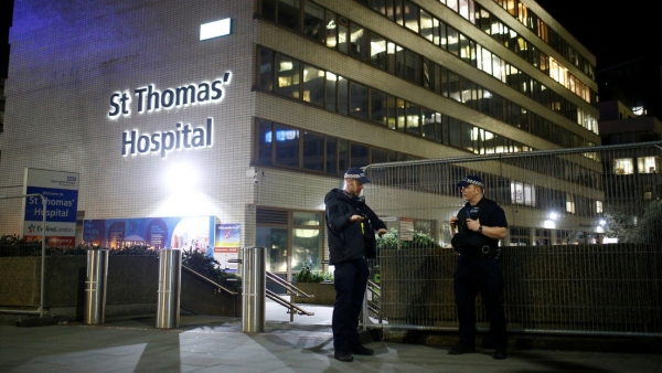 El hospital St Thomas en Londres, Reino Unido