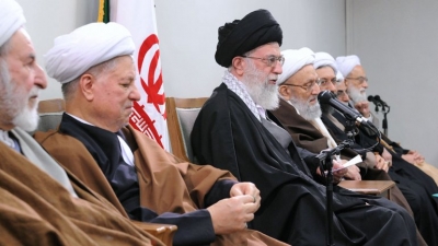El ex presidente Akbar Hashemi Rafsanjani, con el ayatollah Ali Khamenei