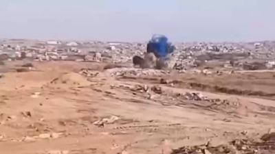 'Es un niño': soldados israelíes vuelan un edificio en Gaza para una revelación de género