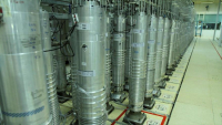 Centrifugadoras en la planta nuclear de Natanz, en el centro de Irán. 