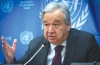 El secretario general de las Naciones Unidas, Antonio Guterres, habla en una conferencia de prensa en la sede de la ONU en la ciudad de Nueva York.