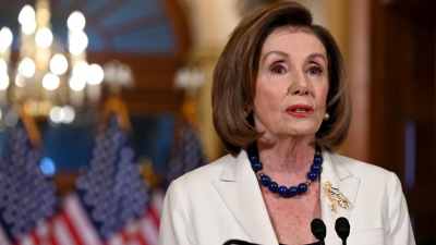 La presidenta de la Cámara de Representantes de EE.UU., Nancy Pelosi