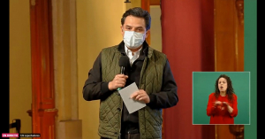 Zoé Robledo dio a conocer el avance de la enfermedad en el país e insistió en el llamado de Quedarse en Casa.