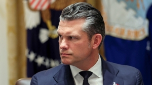El secretario de Guerra de EE.UU., Pete Hegseth