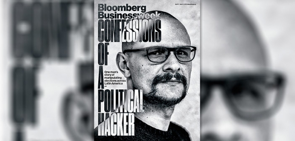 Andrés Sepúlveda en la portada de Bloomberg Businessweek.