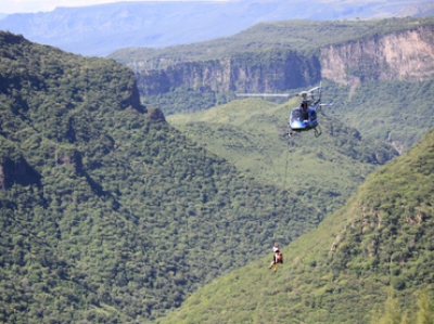 Los rescatistas tuvieron algunas complicaciones para dar con el paradero del hombre.