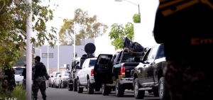 Patrullas en Ocotlán, Morelos. Foto tomada de la página udgtv.com