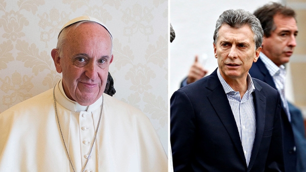 &quot;No me gusta el número 666&quot;: Francisco rechaza una donación del presidente argentino Mauricio Macri