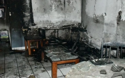 Un bombero salvó al menor debido a que se incendió su casa en la colonia 18 de marzo, en Guadalajara.