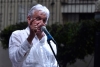 Obrador durante un mitin en el Edomex.