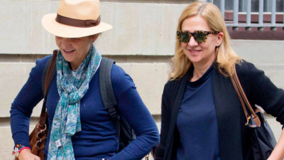 Las infantas Elena y Cristina.