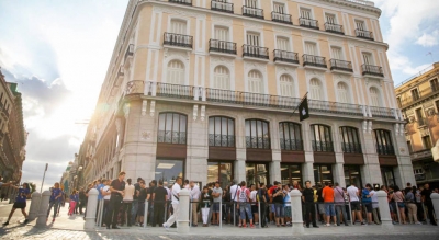 Tienda de Apple en Sol.