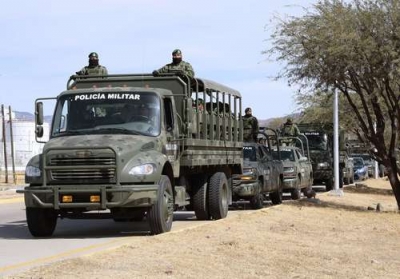 Elementos de la Policía Militar arribaron a Guanajuato el 30 de enero pasado para sumarse a las tareas de vigilancia, pues se ha convertido en uno de los estados más violentos del país.