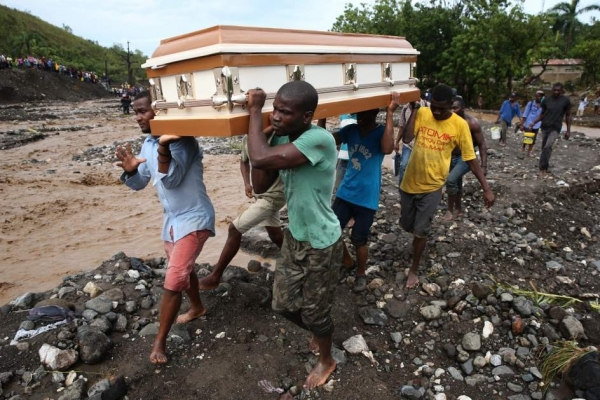 Al menos 264 muertos en Haití por el paso del huracán Matthew