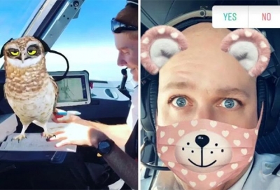 Los pilotos se divierten con Snapchat en pleno vuelo con los pasajeros a bordo y lo pagan caro
