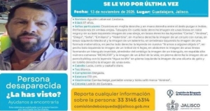 Agustín Labansat desapareció el pasado 13 de noviembre