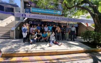El colectivo comenzó a manifestarse desde hace meses por el programa de verificación implementado por el Gobierno de Jalisco. EL INFORMADOR/J. Velazco
