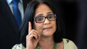 La ministra de la Mujer de Brasil, Damares Alves, en Brasilia. 6 de diciembre de 2018.