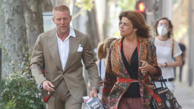Lapo Elkann y Joana Lemos en Madrid