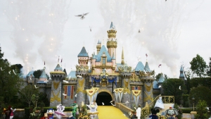 El parque temático Disneylandia en Anaheim, California (EE.UU.) en 2005.