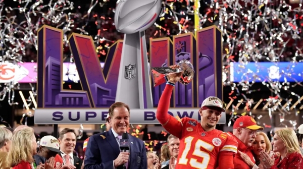 Patrick Mahomes levanta su tercer Trofeo Vince Lombardi para los Chiefs tras un partido cardiaco contra los 49ers.