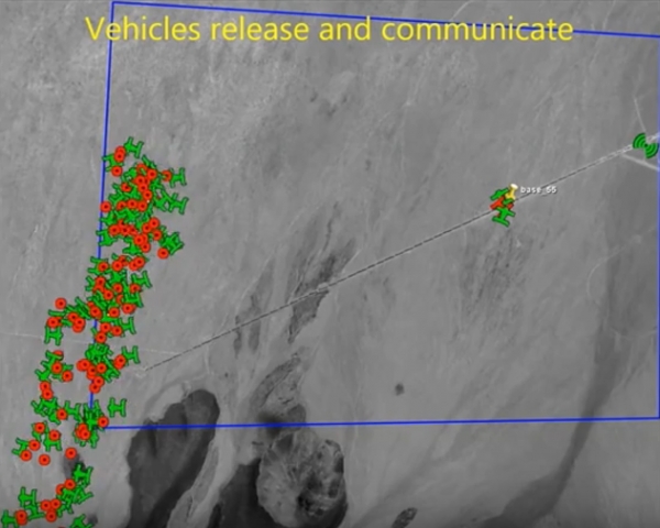 Vídeo: EEUU pone a prueba su &#039;enjambre&#039; de minidrones en California