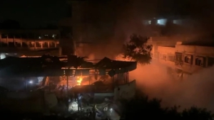 Ataque israelí en Jabalia, en el norte de la Franja de Gaza, el 25 de mayo de 2025.