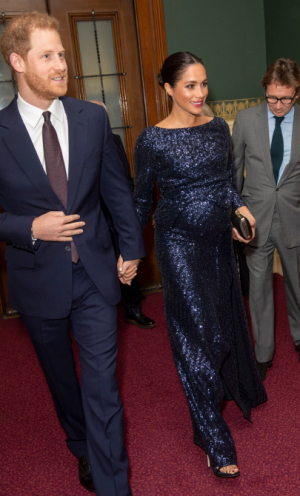 Meghan Markle y el principe Harry en el Royal Albert Hall