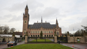 Sede de la Corte Internacional de Justicia de la ONU en La Haya, Países Bajos.