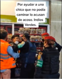 Por tratar de ayudar a chica, policías lo someten y señalan de acoso en Metro Indios Verdes