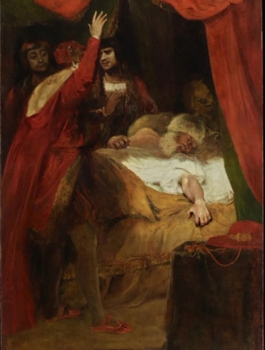 'La muerte del Cardenal Beaufort' de Joshua Reynolds