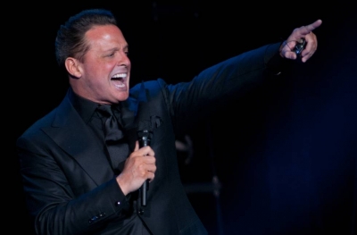 Luis Miguel en el Arena México en 2012.