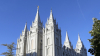 Templo construido en Salt Lake City, EE.UU., por la Iglesia de Jesucristo de los Santos de los Últimos Días