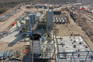 Vista aérea de Minera Camino Rojo.