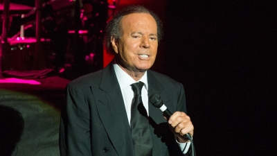 El cantante español Julio Iglesias