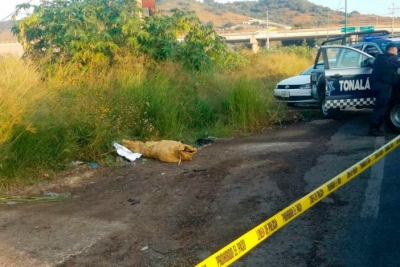 Uno de los cuerpos hallados en Jalisco.